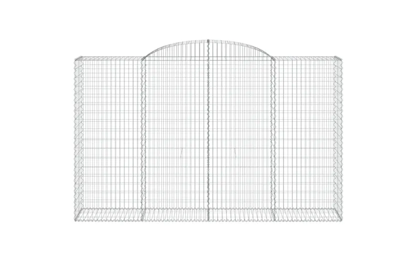 vidaXL 3146776 Arched Gabion Baskets 5 Pcs 300x50x180/200cm Galvanised Iron vidaXL 3146776 Arched Gabion Baskets 5 Pcs 300x50x180/200cm Galvanised Iron