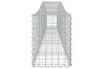 vidaXL 3145789 Arched Gabion Baskets 4 Pcs 400x30x40/60cm Galvanised Iron vidaXL 3145789 Arched Gabion Baskets 4 Pcs 400x30x40/60cm Galvanised Iron