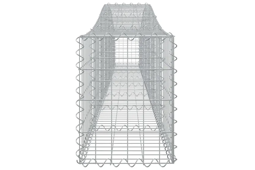 vidaXL 3145789 Arched Gabion Baskets 4 Pcs 400x30x40/60cm Galvanised Iron vidaXL 3145789 Arched Gabion Baskets 4 Pcs 400x30x40/60cm Galvanised Iron