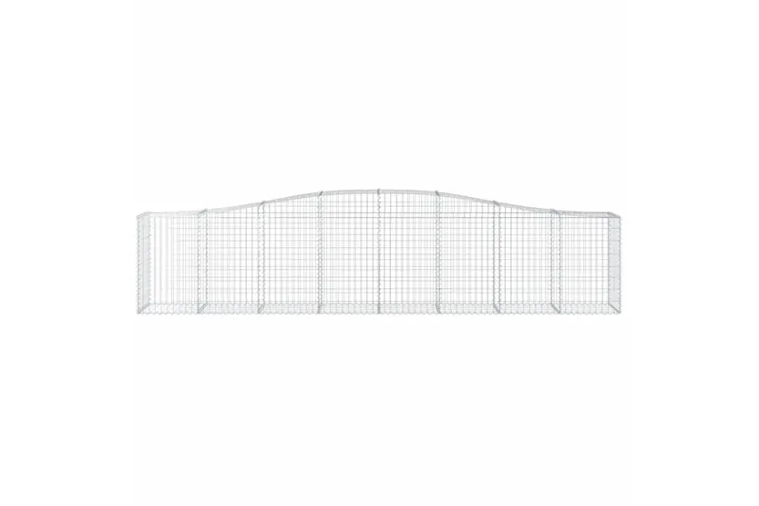 vidaXL 3145950 Arched Gabion Baskets 9 Pcs 400x50x80/100cm Galvanised Iron vidaXL 3145950 Arched Gabion Baskets 9 Pcs 400x50x80/100cm Galvanised Iron