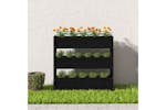 vidaXL 823924 Planter Black 112x25x104.5cm Solid Wood Pine vidaXL 823924 Planter Black 112x25x104.5cm Solid Wood Pine