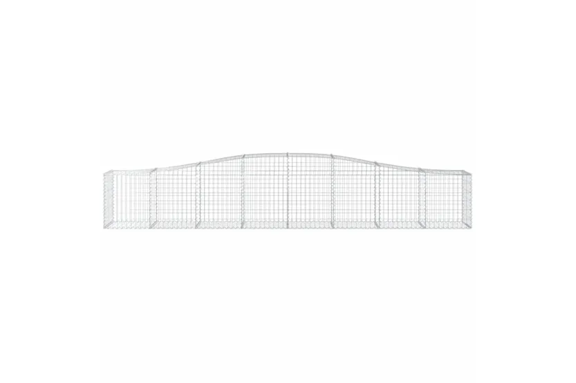 vidaXL 3145933 Arched Gabion Baskets 5 Pcs 400x50x60/80cm Galvanised Iron vidaXL 3145933 Arched Gabion Baskets 5 Pcs 400x50x60/80cm Galvanised Iron