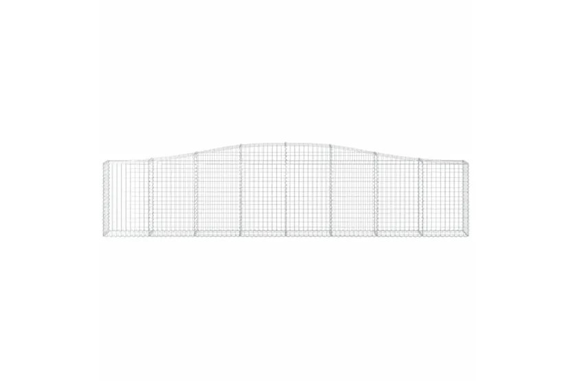 vidaXL 3145814 Arched Gabion Baskets 3 Pcs 400x30x80/100cm Galvanised Iron vidaXL 3145814 Arched Gabion Baskets 3 Pcs 400x30x80/100cm Galvanised Iron
