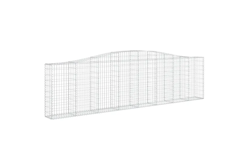 vidaXL 3145834 Arched Gabion Baskets 10 Pcs 400x30x100/120cm Galvanised Iron vidaXL 3145834 Arched Gabion Baskets 10 Pcs 400x30x100/120cm Galvanised Iron