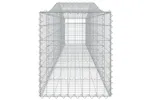 vidaXL 3145930 Arched Gabion Baskets 2 Pcs 400x50x60/80cm Galvanised Iron vidaXL 3145930 Arched Gabion Baskets 2 Pcs 400x50x60/80cm Galvanised Iron