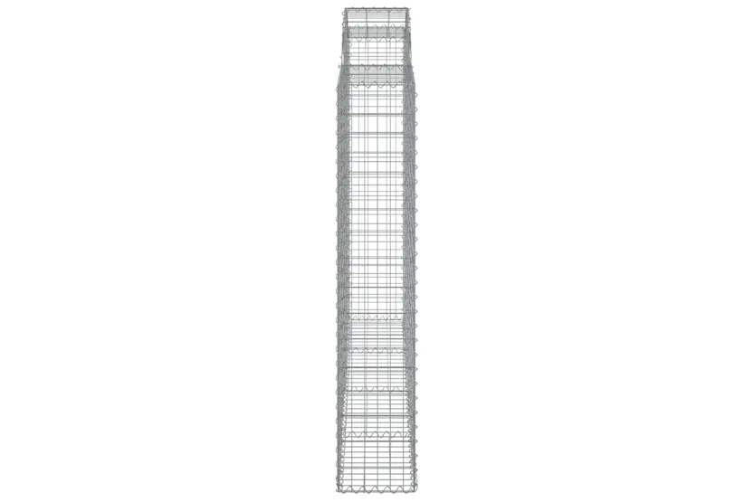 vidaXL 3146173 Arched Gabion Baskets 2 Pcs 200x30x160/180cm Galvanised Iron vidaXL 3146173 Arched Gabion Baskets 2 Pcs 200x30x160/180cm Galvanised Iron
