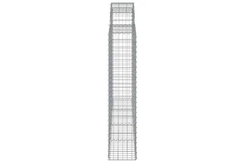 vidaXL 3146154 Arched Gabion Baskets 4 Pcs 200x30x140/160cm Galvanised Iron vidaXL 3146154 Arched Gabion Baskets 4 Pcs 200x30x140/160cm Galvanised Iron
