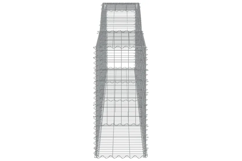 vidaXL 3146998 Arched Gabion Baskets 4 Pcs 400x50x100/120cm Galvanised Iron vidaXL 3146998 Arched Gabion Baskets 4 Pcs 400x50x100/120cm Galvanised Iron