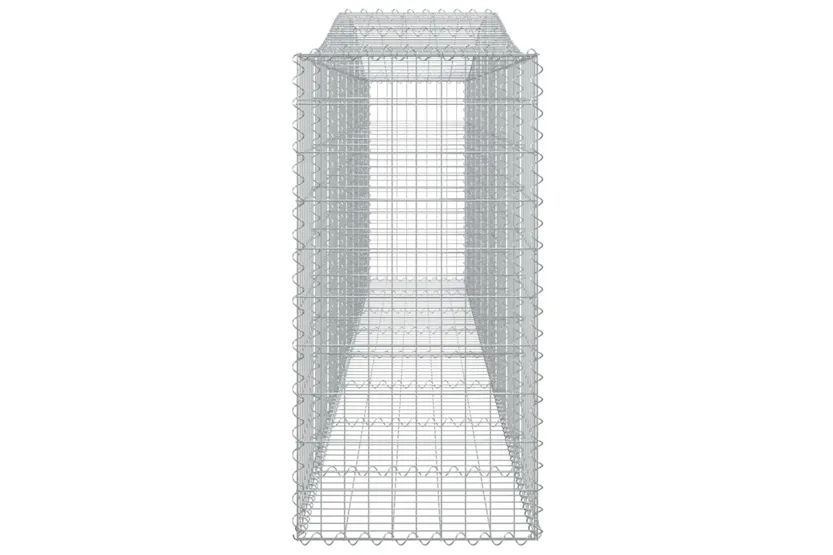vidaXL 3145956 Arched Gabion Baskets 2 Pcs 400x50x100/120cm Galvanised Iron vidaXL 3145956 Arched Gabion Baskets 2 Pcs 400x50x100/120cm Galvanised Iron