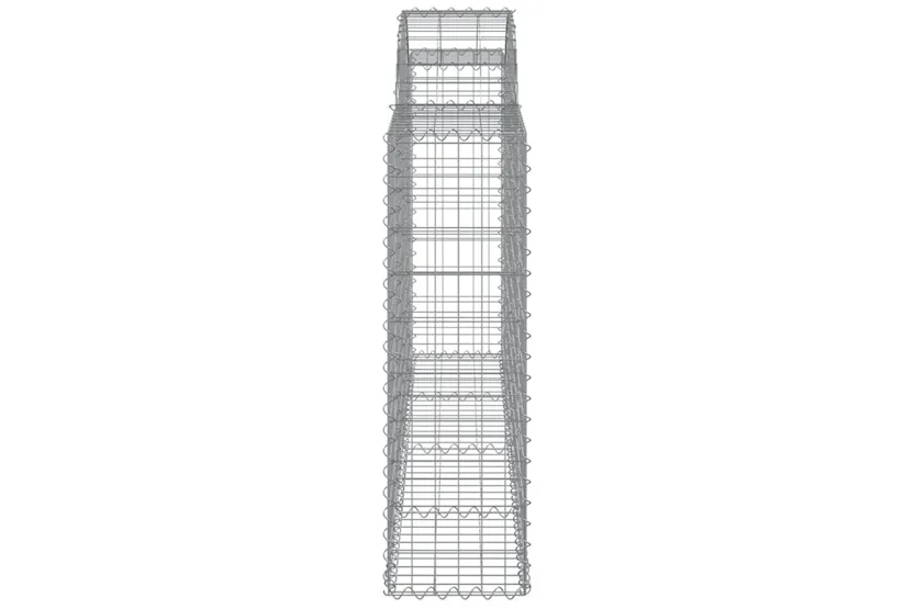 vidaXL 3146110 Arched Gabion Baskets 2 Pcs 200x30x100/120cm Galvanised Iron vidaXL 3146110 Arched Gabion Baskets 2 Pcs 200x30x100/120cm Galvanised Iron