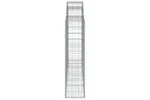 vidaXL 3146136 Arched Gabion Baskets 7 Pcs 200x30x120/140cm Galvanised Iron vidaXL 3146136 Arched Gabion Baskets 7 Pcs 200x30x120/140cm Galvanised Iron