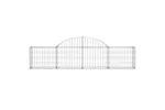 vidaXL 3146047 Arched Gabion Baskets 2 Pcs 200x30x40/60cm Galvanised Iron vidaXL 3146047 Arched Gabion Baskets 2 Pcs 200x30x40/60cm Galvanised Iron