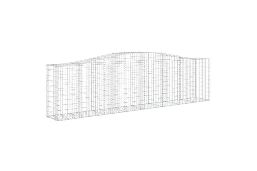 vidaXL 3145957 Arched Gabion Baskets 3 Pcs 400x50x100/120cm Galvanised Iron vidaXL 3145957 Arched Gabion Baskets 3 Pcs 400x50x100/120cm Galvanised Iron