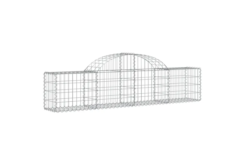 vidaXL 3146050 Arched Gabion Baskets 5 Pcs 200x30x40/60cm Galvanised Iron vidaXL 3146050 Arched Gabion Baskets 5 Pcs 200x30x40/60cm Galvanised Iron