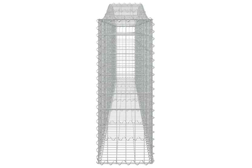 vidaXL 3145818 Arched Gabion Baskets 7 Pcs 400x30x80/100cm Galvanised Iron vidaXL 3145818 Arched Gabion Baskets 7 Pcs 400x30x80/100cm Galvanised Iron