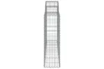 vidaXL 3146123 Arched Gabion Baskets 15 Pcs 200x30x100/120cm Galvanised Iron vidaXL 3146123 Arched Gabion Baskets 15 Pcs 200x30x100/120cm Galvanised Iron