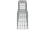 vidaXL 3146827 Arched Gabion Baskets 2 Pcs 400x30x40/60cm Galvanised Iron vidaXL 3146827 Arched Gabion Baskets 2 Pcs 400x30x40/60cm Galvanised Iron