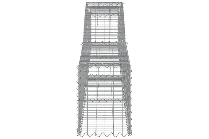 vidaXL 3146827 Arched Gabion Baskets 2 Pcs 400x30x40/60cm Galvanised Iron vidaXL 3146827 Arched Gabion Baskets 2 Pcs 400x30x40/60cm Galvanised Iron