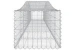 vidaXL 3145922 Arched Gabion Baskets 7 Pcs 400x50x40/60cm Galvanised Iron vidaXL 3145922 Arched Gabion Baskets 7 Pcs 400x50x40/60cm Galvanised Iron