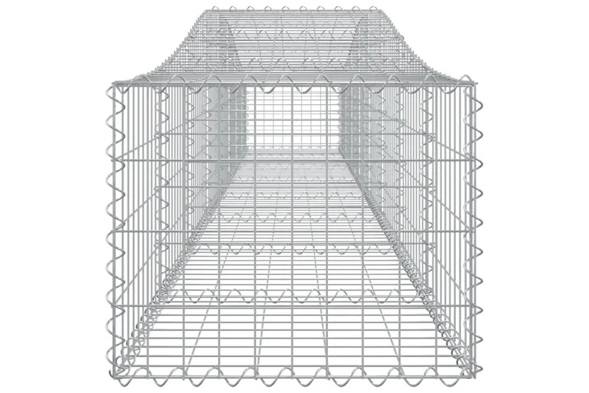 vidaXL 3145922 Arched Gabion Baskets 7 Pcs 400x50x40/60cm Galvanised Iron vidaXL 3145922 Arched Gabion Baskets 7 Pcs 400x50x40/60cm Galvanised Iron
