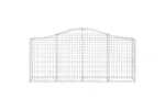 vidaXL 3145412 Arched Gabion Baskets 5 Pcs 200x30x80/100cm Galvanised Iron vidaXL 3145412 Arched Gabion Baskets 5 Pcs 200x30x80/100cm Galvanised Iron
