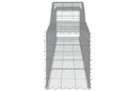 vidaXL 3146975 Arched Gabion Baskets 7 Pcs 400x50x60/80cm Galvanised Iron vidaXL 3146975 Arched Gabion Baskets 7 Pcs 400x50x60/80cm Galvanised Iron