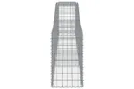 vidaXL 3146987 Arched Gabion Baskets 6 Pcs 400x50x80/100cm Galvanised Iron vidaXL 3146987 Arched Gabion Baskets 6 Pcs 400x50x80/100cm Galvanised Iron