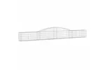 vidaXL 3146827 Arched Gabion Baskets 2 Pcs 400x30x40/60cm Galvanised Iron vidaXL 3146827 Arched Gabion Baskets 2 Pcs 400x30x40/60cm Galvanised Iron