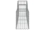 vidaXL 3146051 Arched Gabion Baskets 6 Pcs 200x30x40/60cm Galvanised Iron vidaXL 3146051 Arched Gabion Baskets 6 Pcs 200x30x40/60cm Galvanised Iron