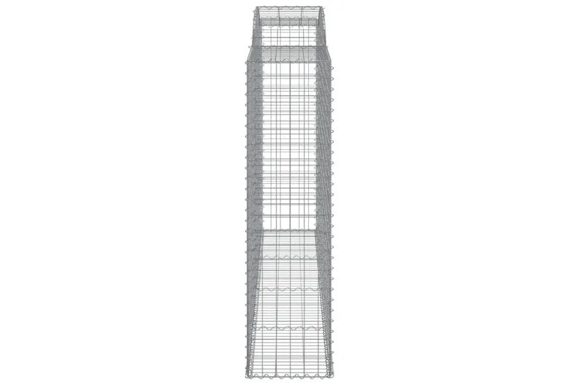 vidaXL 3146773 Arched Gabion Baskets 2 Pcs 300x50x180/200cm Galvanised Iron vidaXL 3146773 Arched Gabion Baskets 2 Pcs 300x50x180/200cm Galvanised Iron