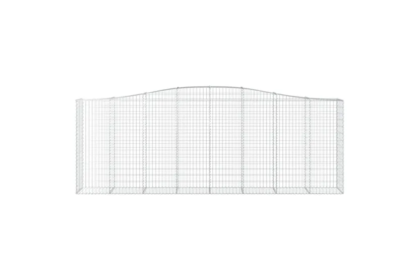 vidaXL 3145984 Arched Gabion Baskets 4 Pcs 400x50x140/160cm Galvanised Iron vidaXL 3145984 Arched Gabion Baskets 4 Pcs 400x50x140/160cm Galvanised Iron
