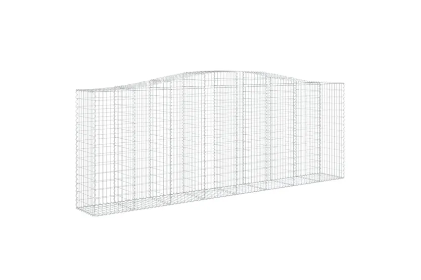 vidaXL 3145985 Arched Gabion Baskets 5 Pcs 400x50x140/160cm Galvanised Iron vidaXL 3145985 Arched Gabion Baskets 5 Pcs 400x50x140/160cm Galvanised Iron