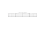 vidaXL 3146828 Arched Gabion Baskets 3 Pcs 400x30x40/60cm Galvanised Iron vidaXL 3146828 Arched Gabion Baskets 3 Pcs 400x30x40/60cm Galvanised Iron