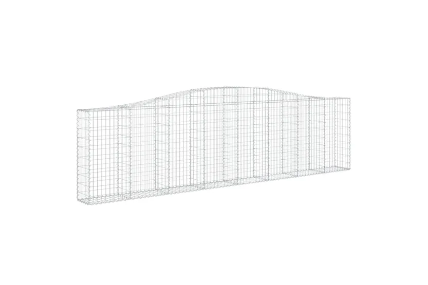 vidaXL 3145832 Arched Gabion Baskets 8 Pcs 400x30x100/120cm Galvanised Iron vidaXL 3145832 Arched Gabion Baskets 8 Pcs 400x30x100/120cm Galvanised Iron