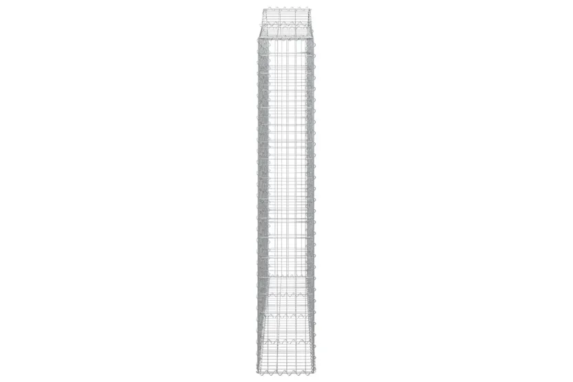 vidaXL 153389 Arched Gabion Basket 200x30x180/200cm Galvanised Iron vidaXL 153389 Arched Gabion Basket 200x30x180/200cm Galvanised Iron