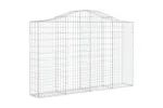 vidaXL 3145453 Arched Gabion Baskets 4 Pcs 200x30x120/140cm Galvanised Iron vidaXL 3145453 Arched Gabion Baskets 4 Pcs 200x30x120/140cm Galvanised Iron
