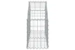 vidaXL 153422 Arched Gabion Basket 100x30x40/60cm Galvanised Iron vidaXL 153422 Arched Gabion Basket 100x30x40/60cm Galvanised Iron