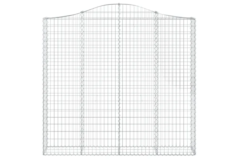 vidaXL 153389 Arched Gabion Basket 200x30x180/200cm Galvanised Iron vidaXL 153389 Arched Gabion Basket 200x30x180/200cm Galvanised Iron