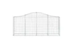 vidaXL 3145417 Arched Gabion Baskets 10 Pcs 200x30x80/100cm Galvanised Iron vidaXL 3145417 Arched Gabion Baskets 10 Pcs 200x30x80/100cm Galvanised Iron
