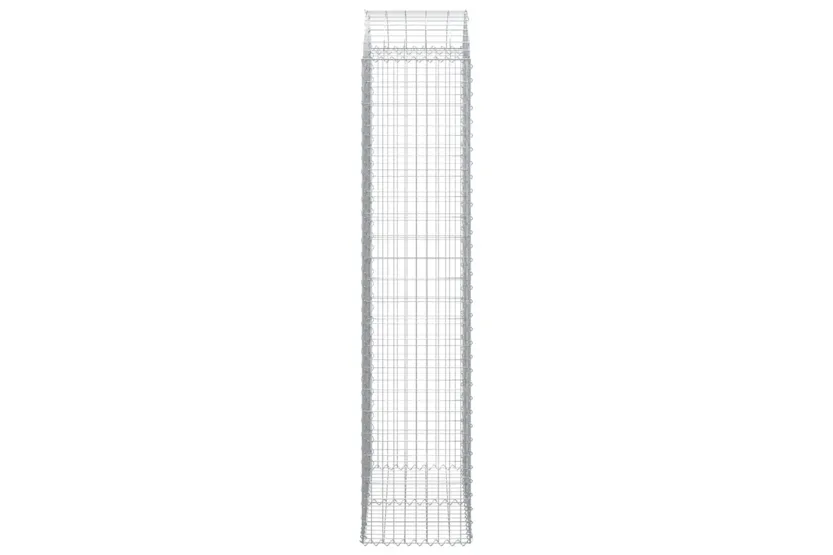 vidaXL 153441 Arched Gabion Basket 100x50x220/240cm Galvanised Iron vidaXL 153441 Arched Gabion Basket 100x50x220/240cm Galvanised Iron