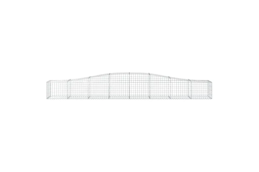 vidaXL 3145920 Arched Gabion Baskets 5 Pcs 400x50x40/60cm Galvanised Iron vidaXL 3145920 Arched Gabion Baskets 5 Pcs 400x50x40/60cm Galvanised Iron