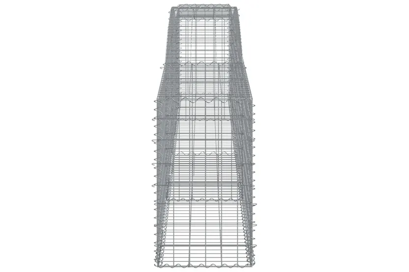 vidaXL 3146984 Arched Gabion Baskets 3 Pcs 400x50x80/100cm Galvanised Iron vidaXL 3146984 Arched Gabion Baskets 3 Pcs 400x50x80/100cm Galvanised Iron