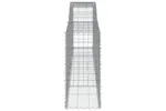 vidaXL 3146997 Arched Gabion Baskets 3 Pcs 400x50x100/120cm Galvanised Iron vidaXL 3146997 Arched Gabion Baskets 3 Pcs 400x50x100/120cm Galvanised Iron