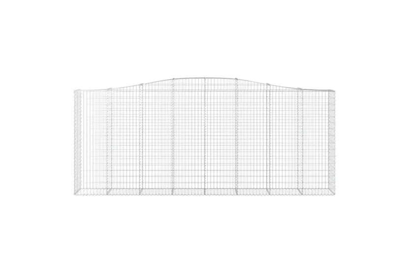 vidaXL 153418 Arched Gabion Basket 400x50x160/180cm Galvanised Iron vidaXL 153418 Arched Gabion Basket 400x50x160/180cm Galvanised Iron