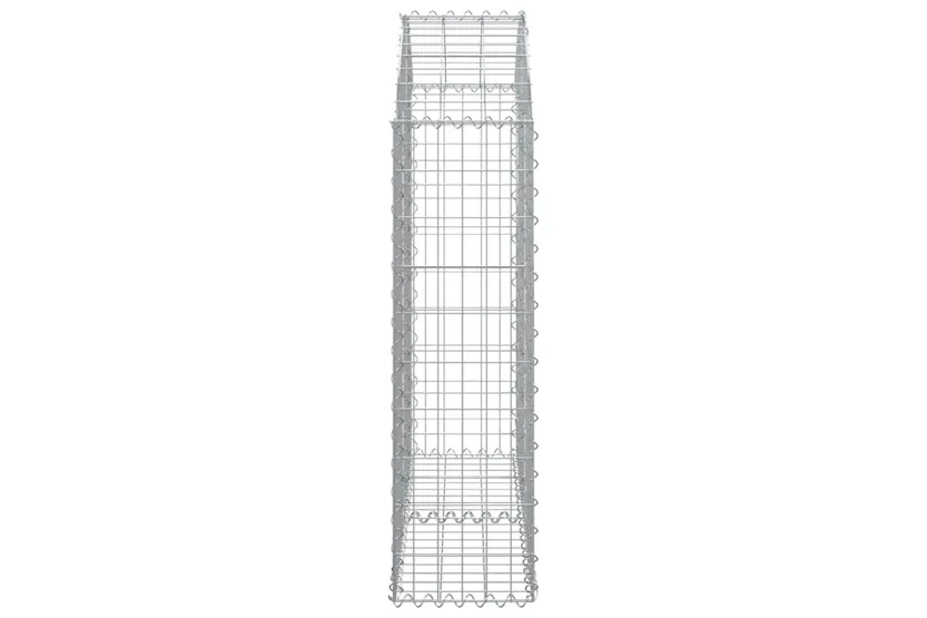 vidaXL 153425 Arched Gabion Basket 100x30x100/120cm Galvanised Iron vidaXL 153425 Arched Gabion Basket 100x30x100/120cm Galvanised Iron