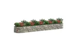 vidaXL 153393 Arched Gabion Basket 200x50x60/80cm Galvanised Iron vidaXL 153393 Arched Gabion Basket 200x50x60/80cm Galvanised Iron