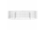 vidaXL 152040 Gabion Raised Bed Galvanised Iron 200x100x50cm vidaXL 152040 Gabion Raised Bed Galvanised Iron 200x100x50cm
