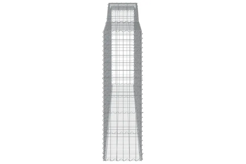 vidaXL 3147035 Arched Gabion Baskets 2 Pcs 400x50x160/180cm Galvanised Iron vidaXL 3147035 Arched Gabion Baskets 2 Pcs 400x50x160/180cm Galvanised Iron