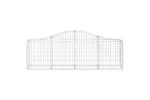 vidaXL 3145392 Arched Gabion Baskets 6 Pcs 200x30x60/80cm Galvanised Iron vidaXL 3145392 Arched Gabion Baskets 6 Pcs 200x30x60/80cm Galvanised Iron
