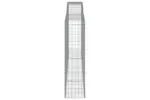 vidaXL 3147048 Arched Gabion Baskets 2 Pcs 400x50x180/200cm Galvanised Iron vidaXL 3147048 Arched Gabion Baskets 2 Pcs 400x50x180/200cm Galvanised Iron